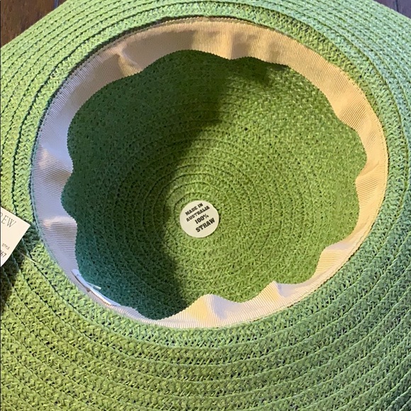 NWT J. Crew 100% Straw Packable Hat